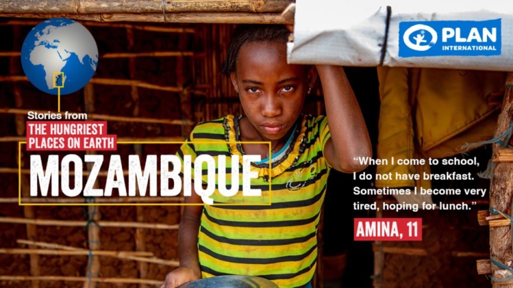 Amina is 11 and lives in Mozambique