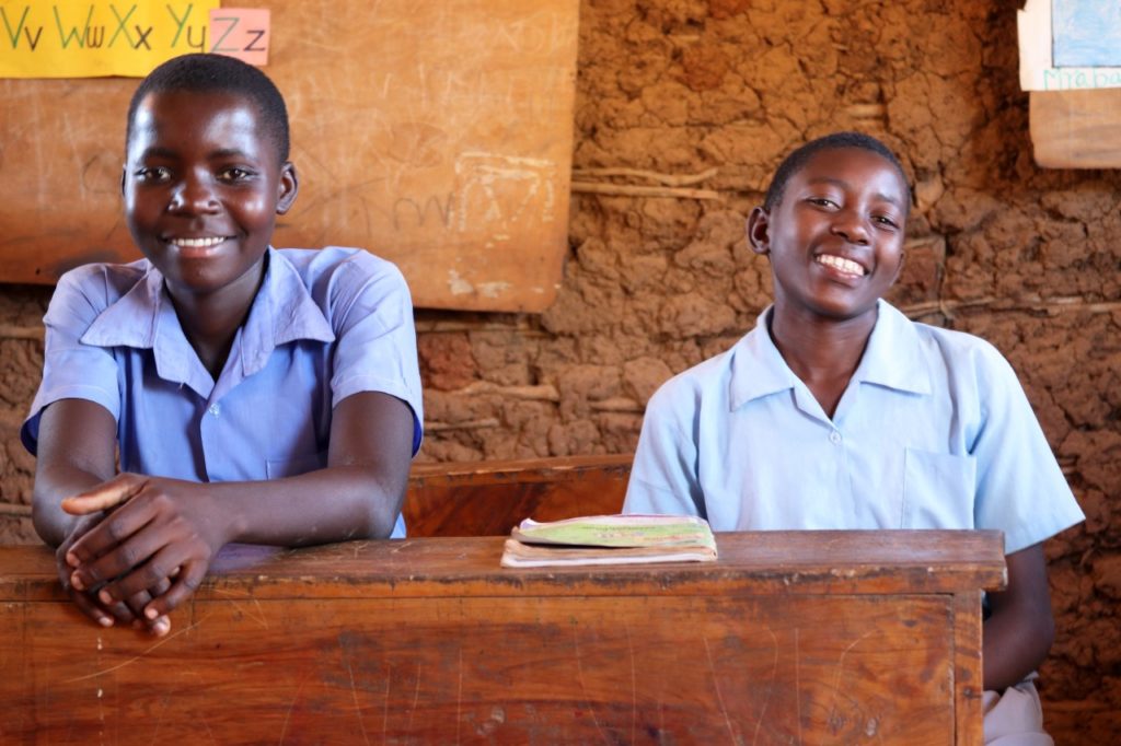 Girls learning at their school in Kilifi county, Kenya