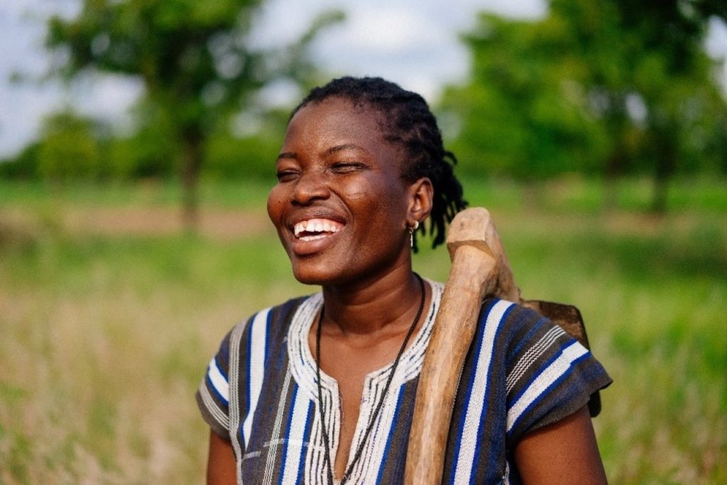 Christiana is a pumpkin farmer in Ghana