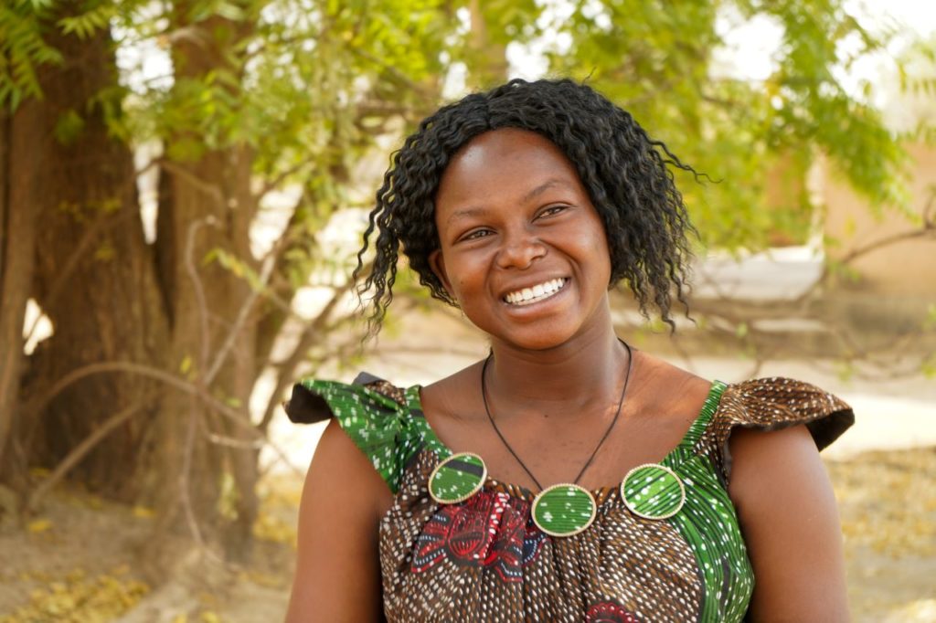 Bernadette, 23, lives in Burkina Faso