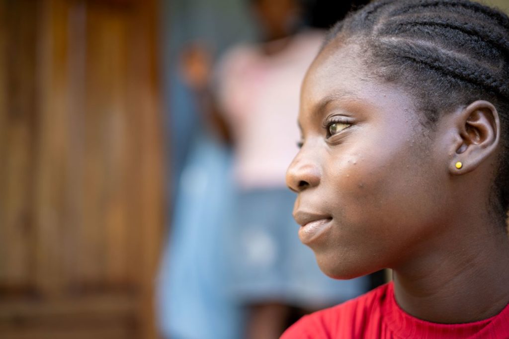 Sofiana is 13 and lives in Haiti's south east province