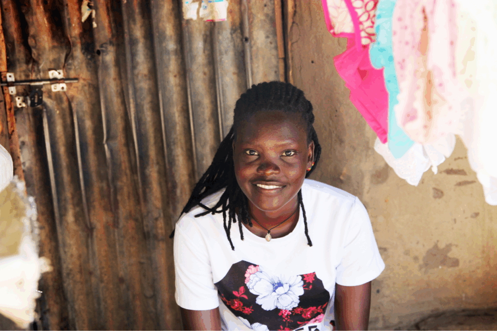 Ruth is a 20-year-old refugee from South Sudan living in Uganda