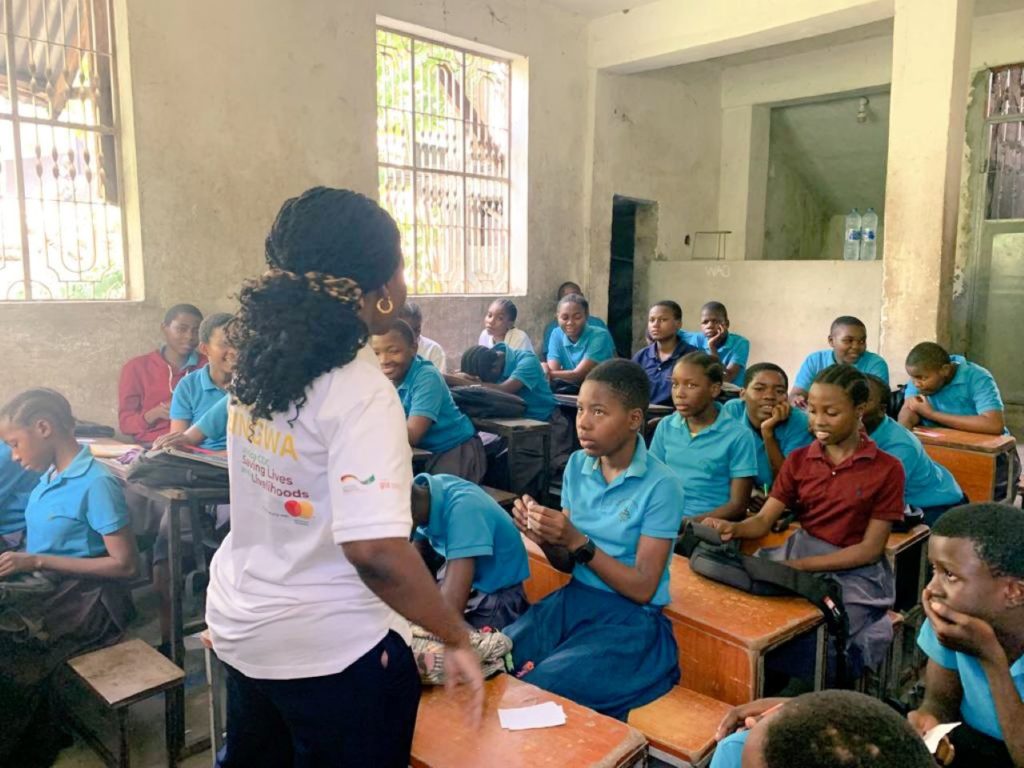 Dr Magreth speaks to young people