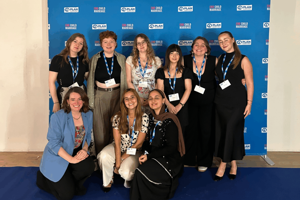 Our youth advisory panel members at our International Day of the Girl event